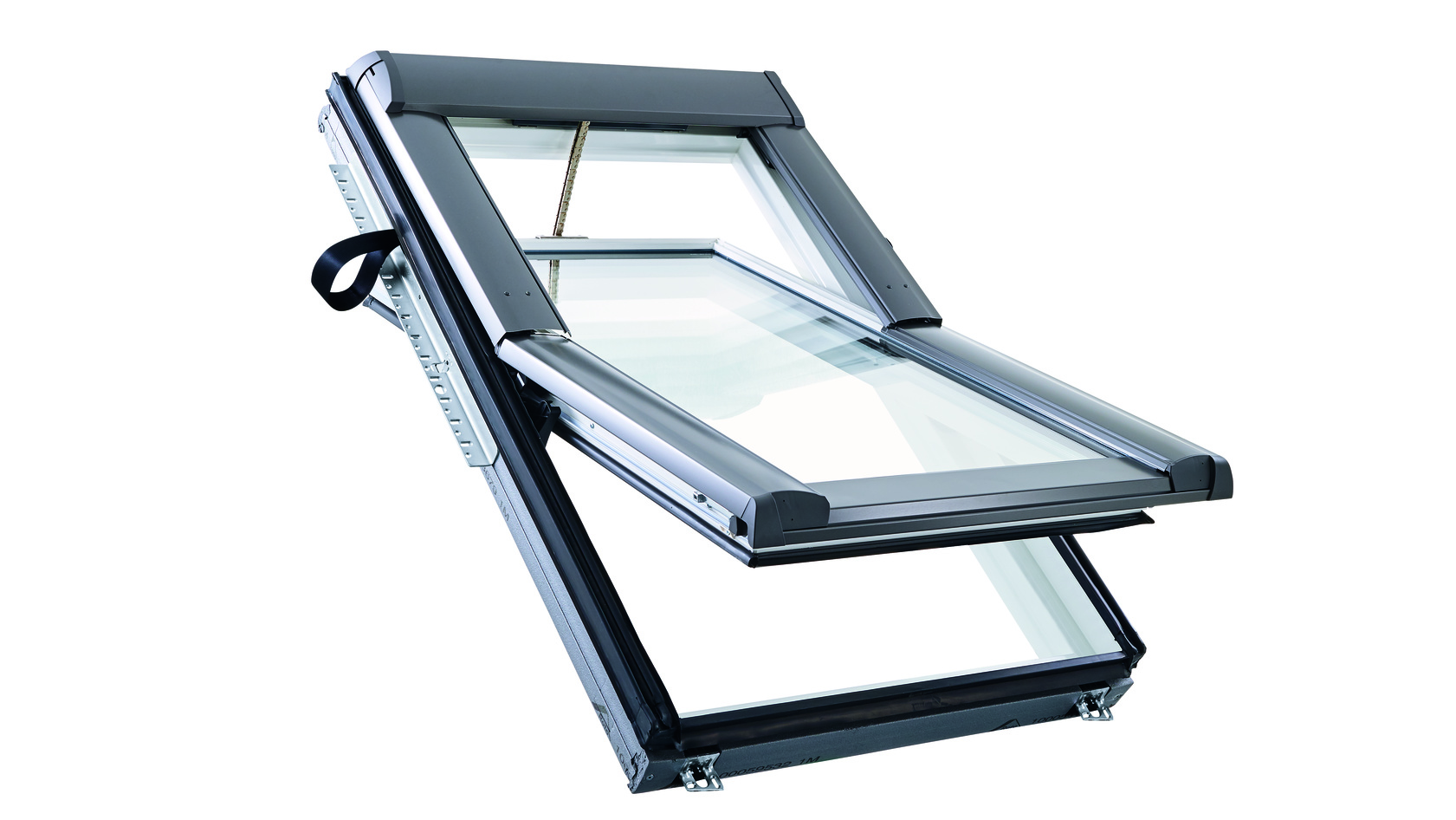 Roto Designo RotoTronic Schwingfenster R6 Kunststoff-807579M Fenster, Architektur, Gebäude, Dachfenster