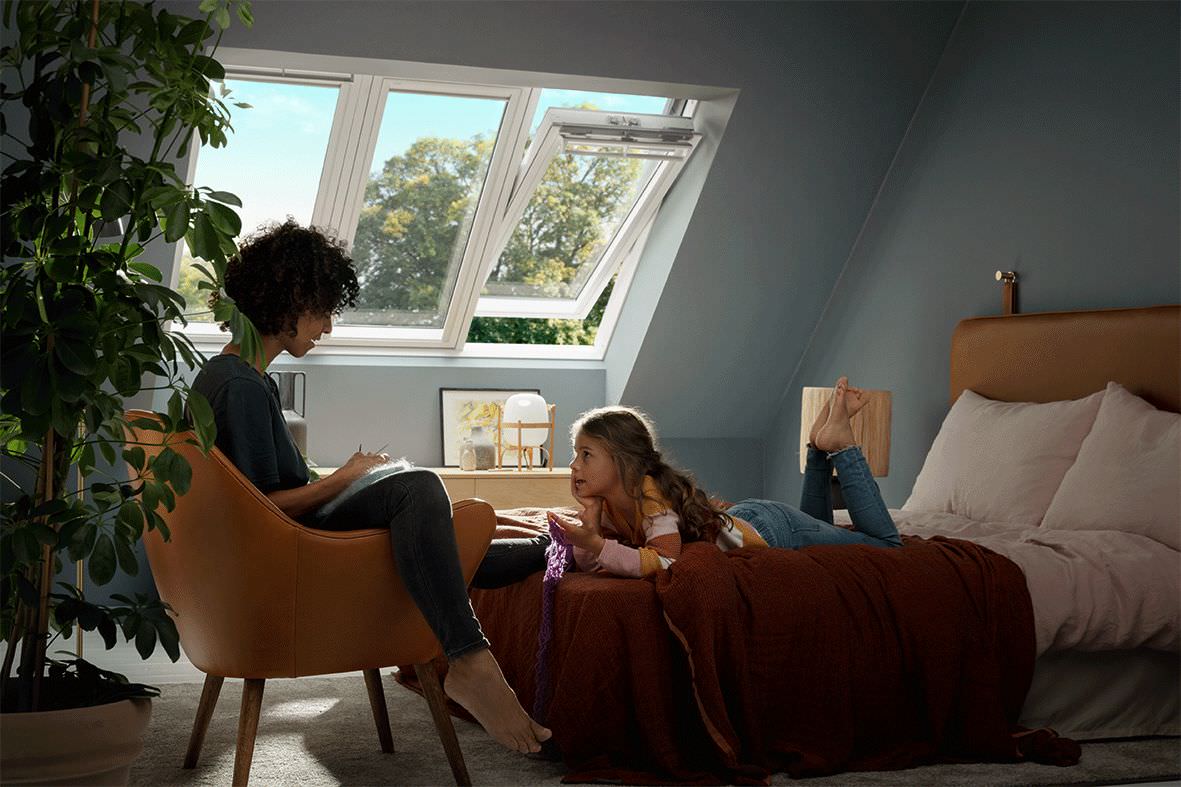 VELUX Lichtlösung Holz Alu 3-in-1-GGLSFFKF06206630M