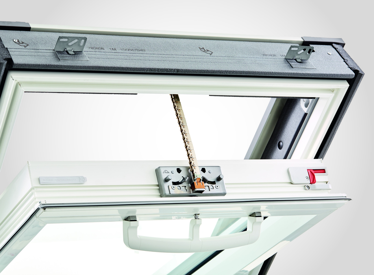 RotoQ Tronic Schwingfenster QT4 Kunststoff-785192M Fenster, Aluminium