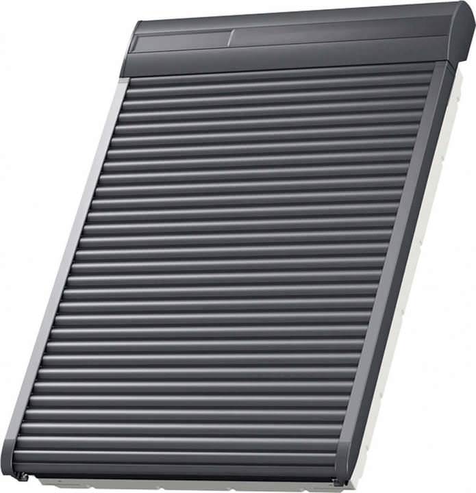 Rolloschublade, Schubladenrollo, Küchenschrankrollo, Aluminium, Grau